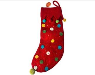 Felt Christmas Stocking Signed Seasons With Original Tag