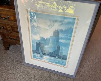 Tom Lynch art, Chicago skyline