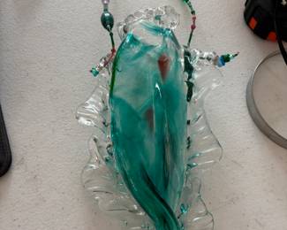 Art Glass Wall Pocket