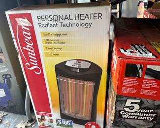 Garage - Sunbeam heater - new in box 