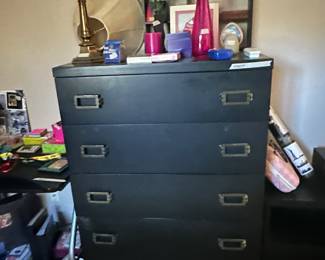 5 drawer chest & miscellaneous 