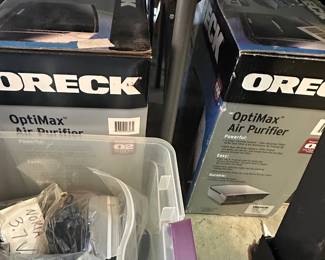Garage - Oreck air purifiers 