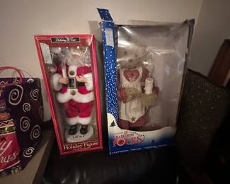 Santa & Bear in original boxes
