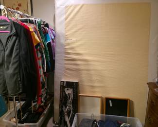 Mattress & box springs, clothing