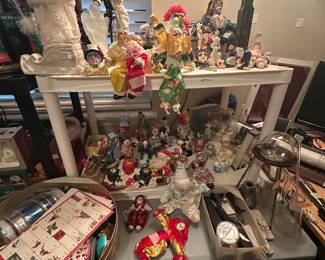 Collectibles along with Christmas items & more!