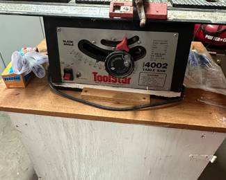 Garage - ToolStar table saw & more
