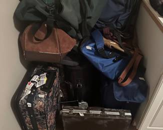 Suitcases & various bags for travel 