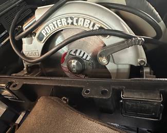 Porter & cable saw - garage 