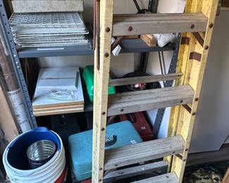 Storage shelves - ladder & more