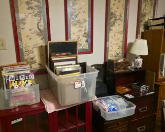 Cabinets, pictures, miscellaneous 