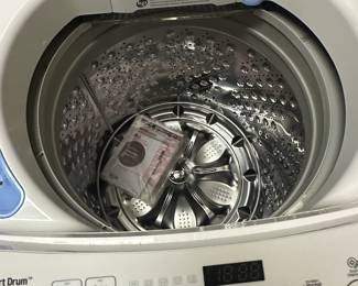 LG washer - lid open 