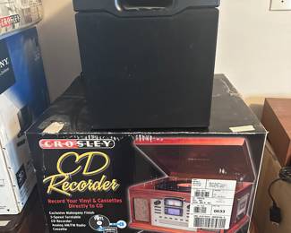 Crosley CD Recorder & more