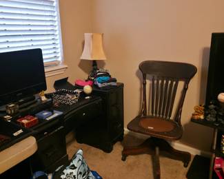 Computer, desk and more