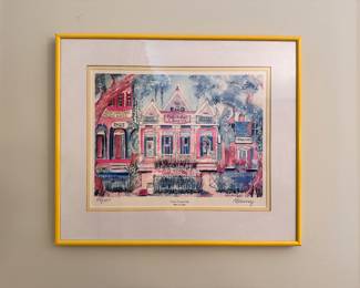 "Dixie Promenade", by M. Lowery, signed & numbered.