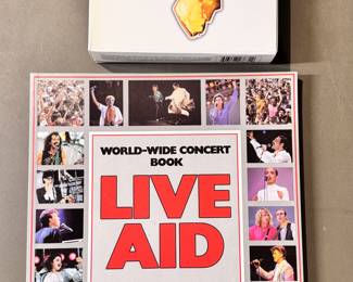 Vintage LIVE AID Concert merchandise