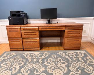 7 drawer desk by Palliser and a matching 2 drawer file cabinet