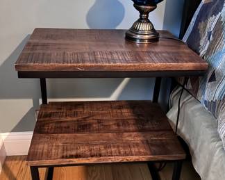 Two tier open style side table