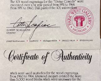 Certificate of Authenticity