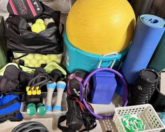 Pickleball equipment and exercise equipment 