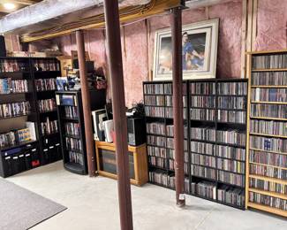 Not kidding that there are a lot of CD's!