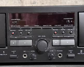 TEAC dual cassette deck