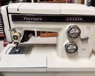 Vintage Kenmore heavy duty metal construction sewing machine