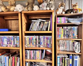 A huge selection of classic Disney and sports, including wrestling & workout videos. VHS and CD's galore.