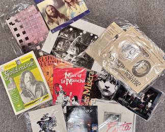 Concert programs, Playbills and other cultural memorabilia 