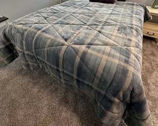 Pillow top queen-sized mattress set.