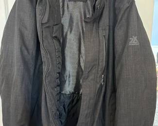 ZeroXposur men's all-weather insulated hooded jacket.