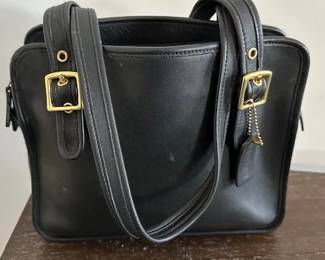 Vintage Coach Legacy Compartment tote.