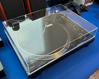 Audio-Technica ATLP120XUSB direct drive turntable.