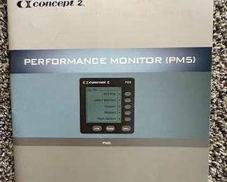 Concept 2 PM5 Performance Monitor excercise machine.