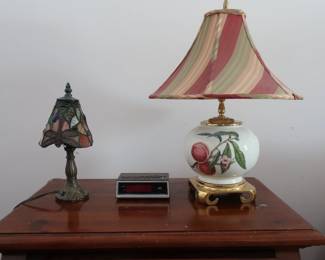 lamps and clock