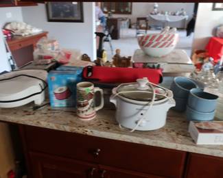 small appliances and fiesta china