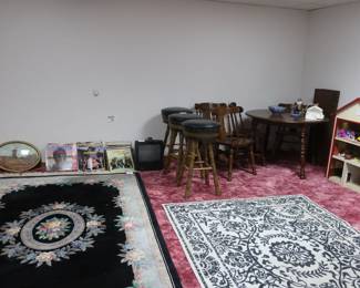 view of finished  room  in  lower level