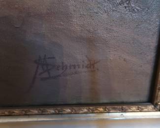 signature on art