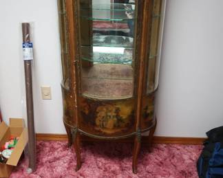 vintage curio cabinet