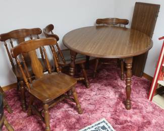 dinette set with 4 chairs