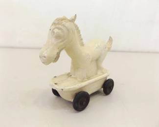 1930's Sparky the AC Spark Plug Mascot Cast Metal Toy
