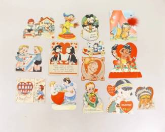 Lot of Vintage Valentines Cards
