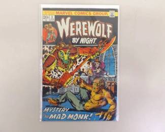 Vintage 1973 Marvel Werewolf By Night #3 Comic Book
