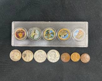 Collection Of Antique and Vintage US Silver etc. Coins
