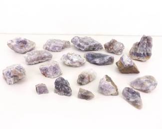 Lot of Medium Sized Amethyst Geodes
