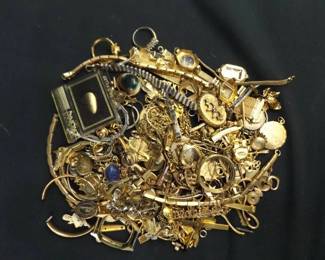351 Grams of Misc Scrap etc. Gold Fill, 14k, 12k, and 10k 1/20 etc.
