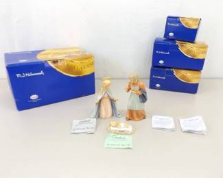 COMPLETE As New in Original Boxes, Hummel Jesus, Mary, and Joseph Set
