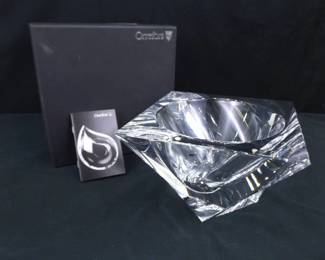 Orrefors Tornado Vase in Original Box
