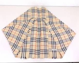 Authentic Burberry 71" x 27" Cashmere Scarf
