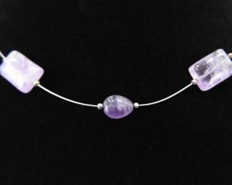 .925 Sterling Silver SILPADA Amethyst Necklace
