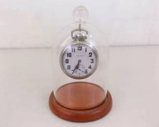 Vintage Hamilton Pocket Watch In Display 
